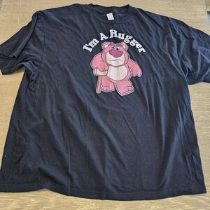 Disney Pixar Short Sleeve Tee T Shirt Toy Story Lotso Bear I'm A Hugger 4X
